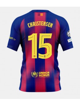 Muži Futbalové oblečenie Barcelona Andreas Christensen #15 2025-26 Krátky Rukáv - Domáci